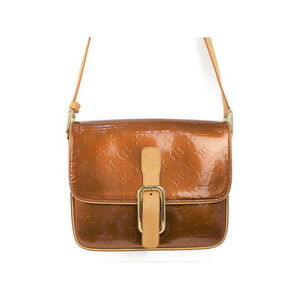 Louis Vuitton Christy Shoulder Bag Crossbody Bag Vernis Brown